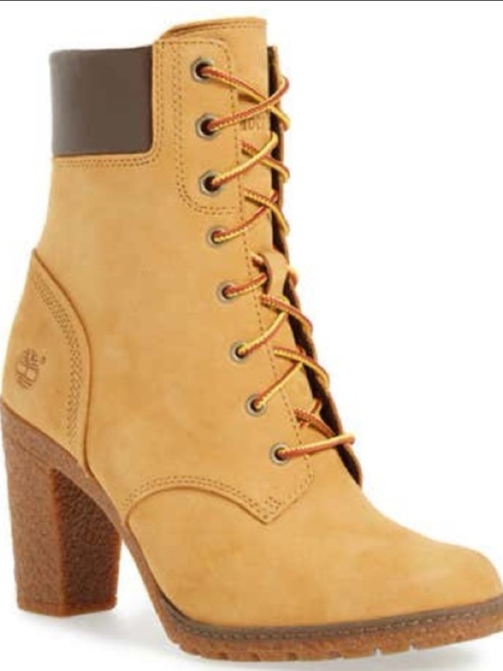 Timberland Earthkeepers Glancy Classic Leather Heeled Ankle Boot, NWOB, Size 10